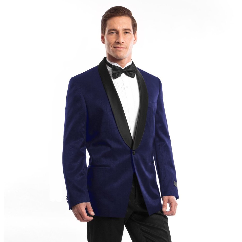 2pc Navy Tuxedo w/ Adjustable Pants by Bryan Michaels